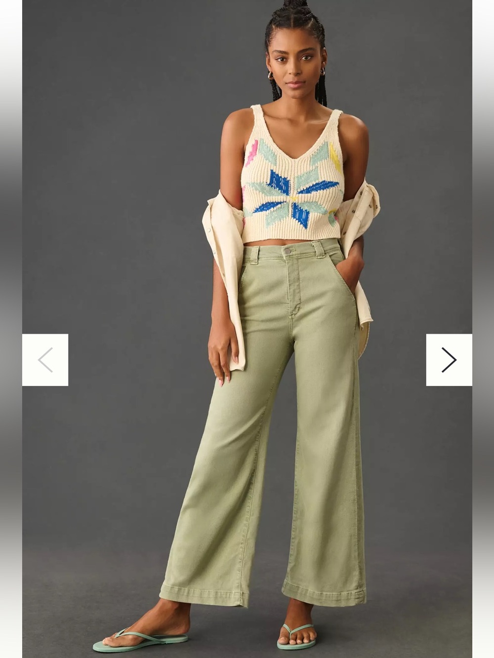 Joe's Jeans The Lucia High-Rise Wide-Leg Jeans - Picture 1 of 12